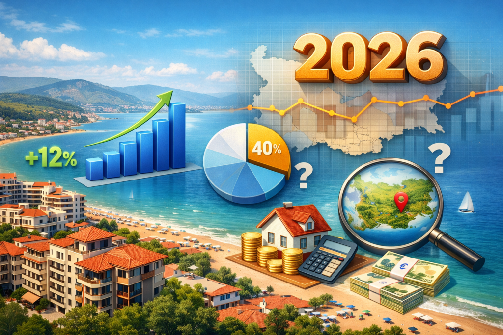 Цены на недвижимость в Болгарии 2026 — рынок недвижимости у моря, аналитика и рост цен