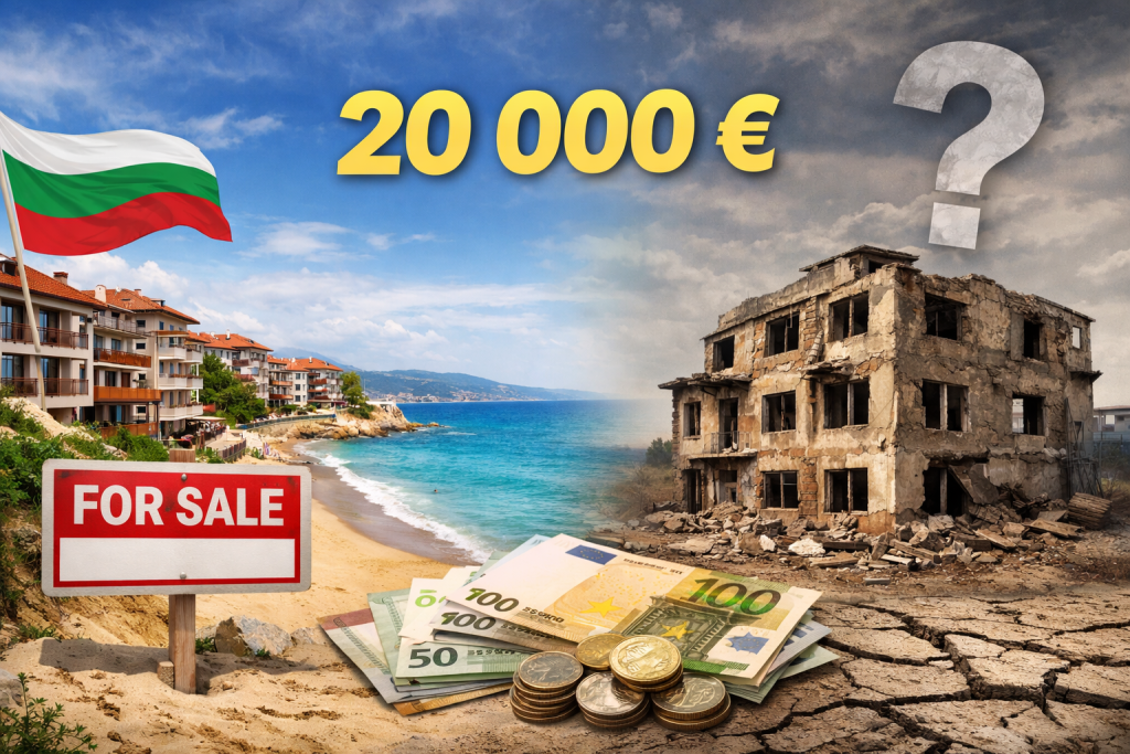 Недвижимость в Болгарии до 20 000 евро