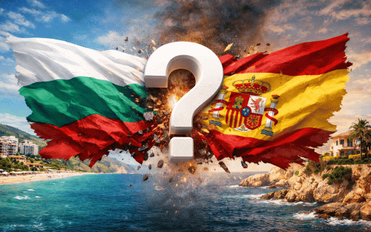 сравнение недвижимости в Болгарии и Испании у моря флаги конфликт выбор квартиры 2026