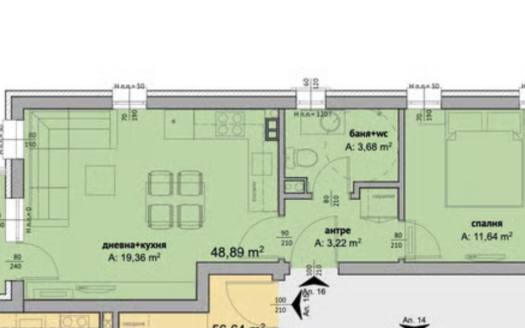 Двухкомнатная квартира без таксы обслуживания в новом комплексе La Mer Home ID: 114670