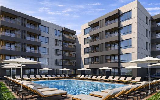 Квартири біля моря в новому сучасному житловому комплексі Aura Sky Residence, Сонячний Берег ID: 113357
